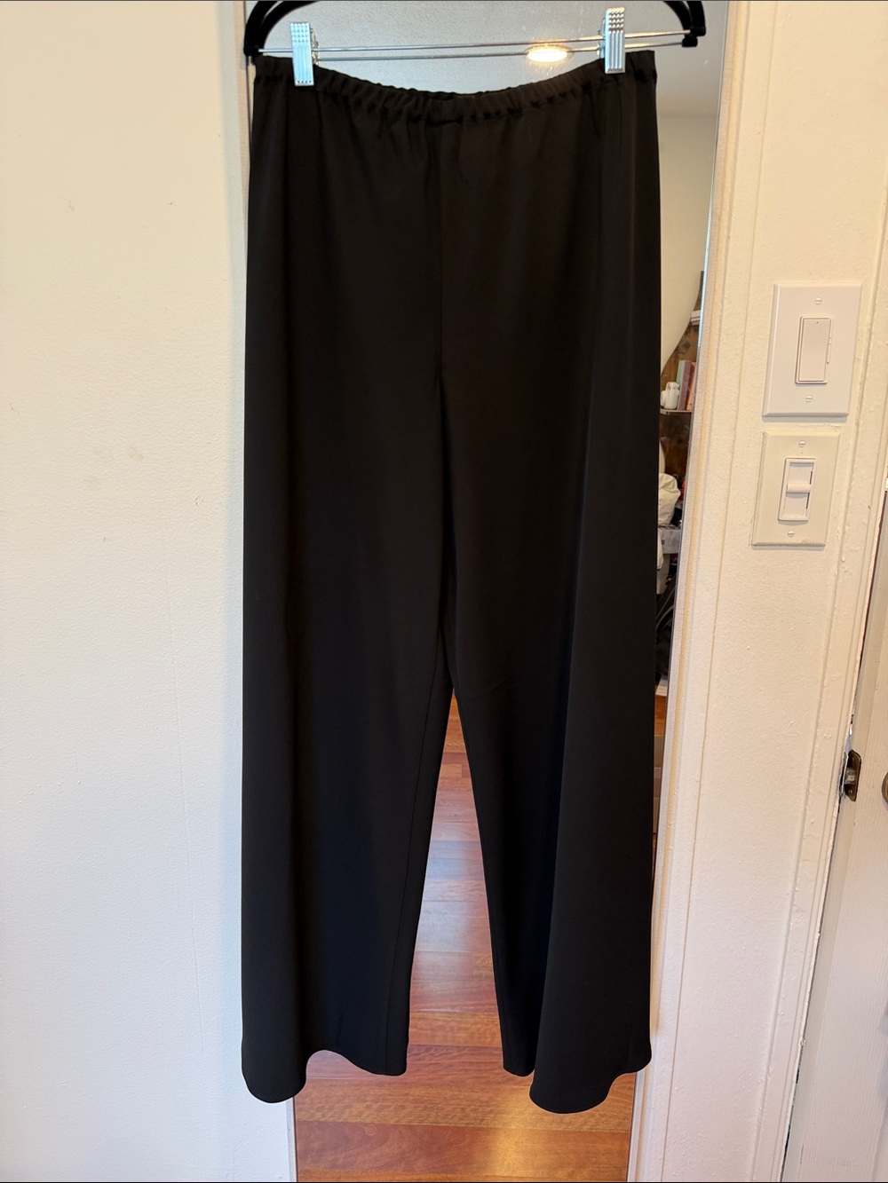 Madewell Silky Crepe black pants